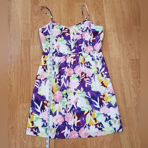 J. Crew | Printed Seaside Floral Cami Dress - [size 8] - Picture 10 of 13